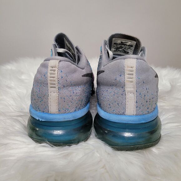 Nike Flyknit Max 620469-005 Women’s Size 7 Running Shoes – Purple Vivid Blue - Picture 6 of 8
